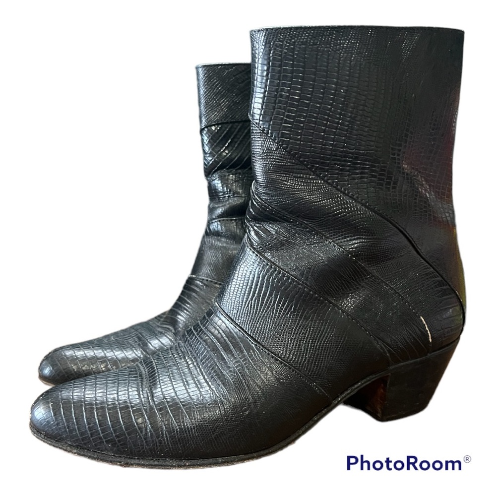 Vanelli Boots Lizard Ankle Boots size 10